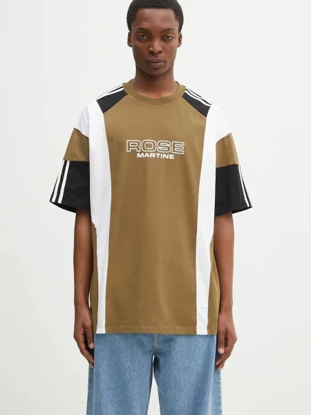 Футболка Martine Rose Oversized Panelled візерунок зелений