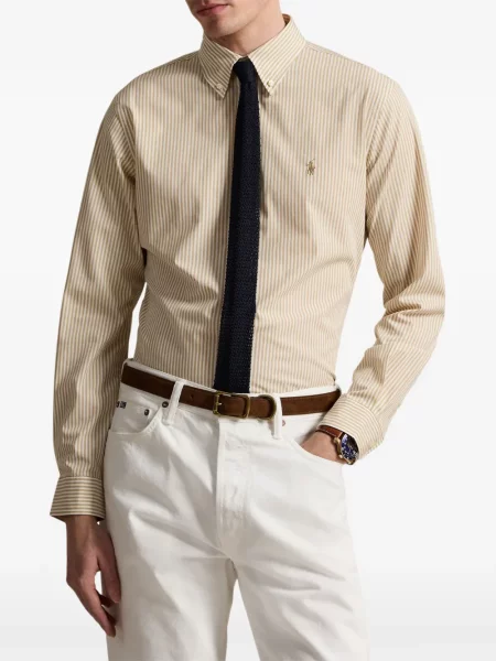 Τέντωμα καρό κιλότα Polo Ralph Lauren με κέντημα πράσινο