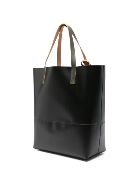 Geantă shopper Marni cu imagine negru