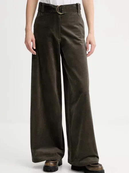 Velur hlače Sessun zelena