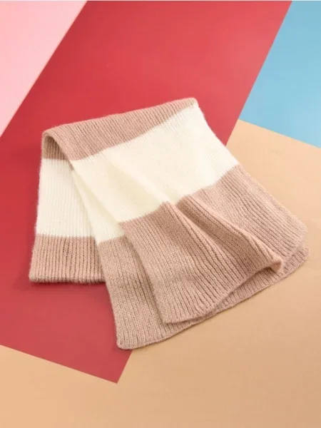 Шарф бежевий