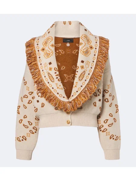 Cardigan Alanui de lână bej