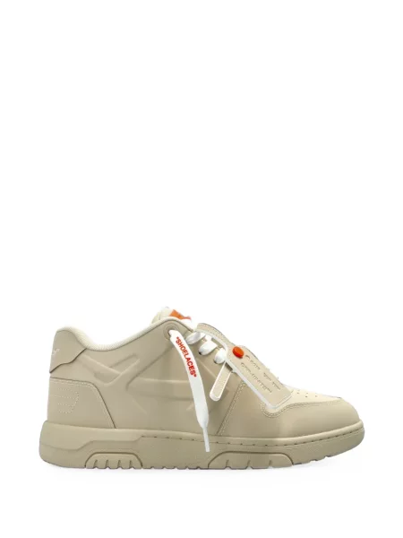 Sneakerși Off-white business alb