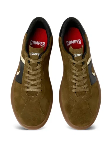 Sneakerși Camper cu dungi verde