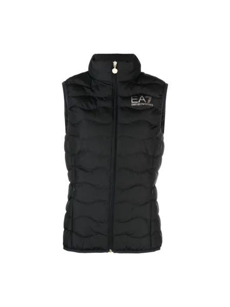 Pikowana kamizelka Ea7 Emporio Armani czarna