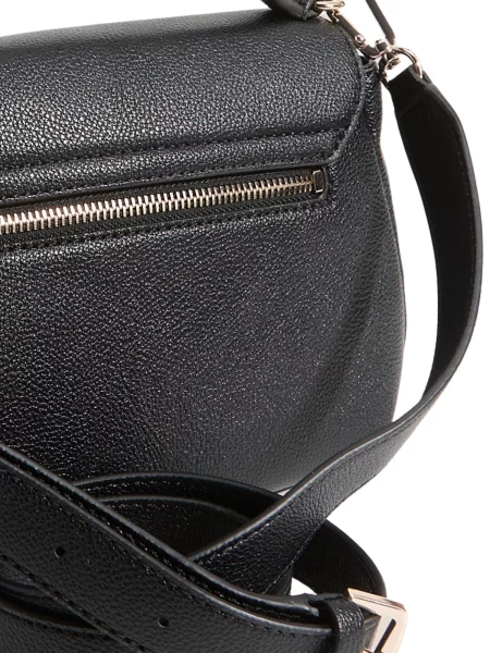GUESS Torba za čez ramo Guess Sac Bandoulière Anadela 3 Comp Satch Black' črna