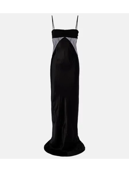 Rochie Rick Owens din satin negru