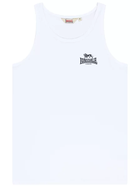 LONSDALE Tricou DOLTON' alb