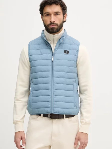 Vestă Trussardi fără mâneci albastru