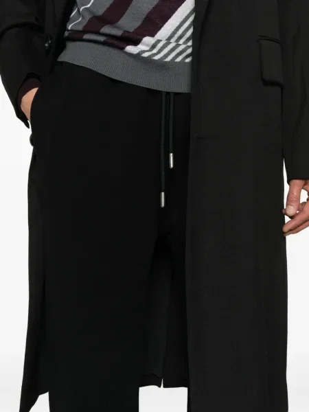 Pantaloni Off-white alergare cu cordon alb