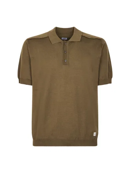 Koszulka polo C.p. Company z krótkim rękawem zielona