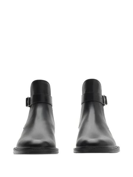 Botine Burberry din piele negru
