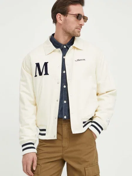 Geacă The Mercer Brand bej
