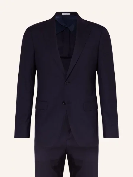 Boglioli Garnitur Extra Slim Fit blau granatowy