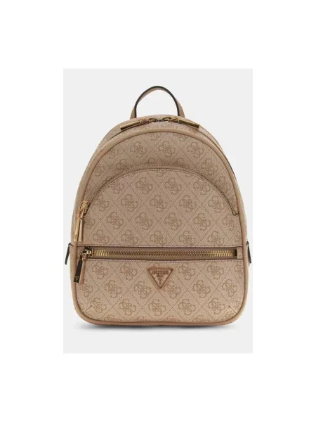 Taška Guess MANHATTAN II BACKPACK béžový