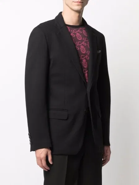 Jednořadé sako Billionaire černé