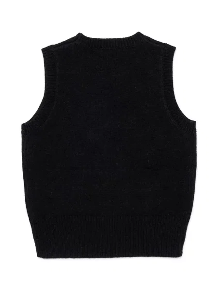 Diesel vesta detská s prímesou vlny KIMKY KNITWEAR čierna