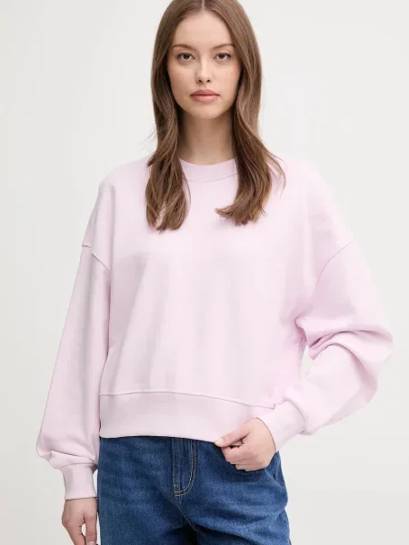 Суитчър United Colors Of Benetton с принт розово