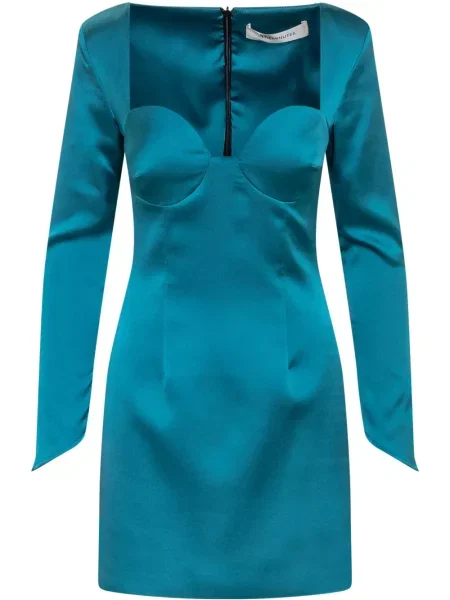 Mała mały sukienka mini Nineminutes garniturowa niebieska