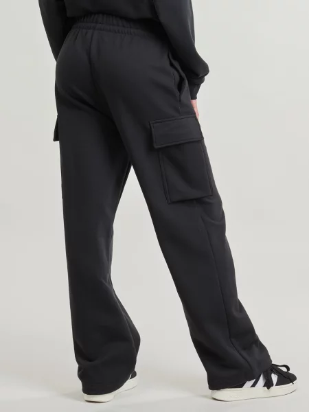 Cargo hlače Adidas Sportswear od flisa crna