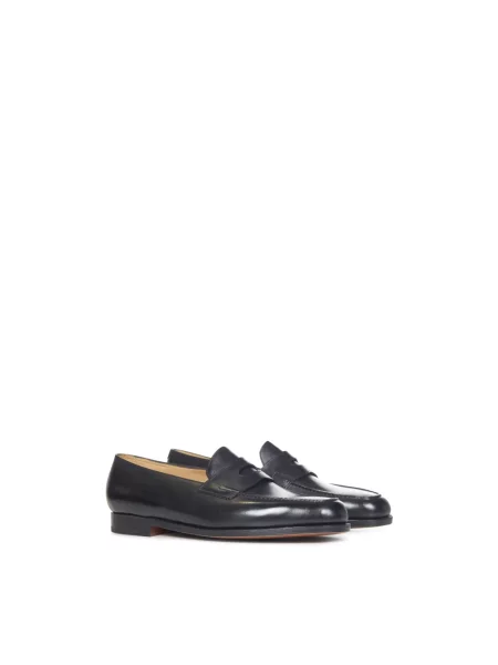 Półbuty John Lobb eleganckie czarne