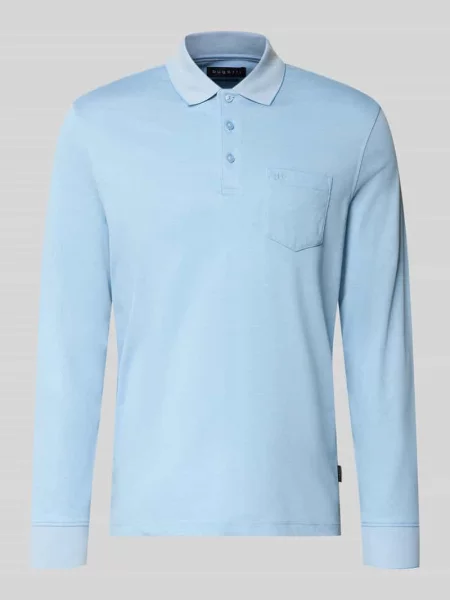 Koszulka polo o kroju regular fit z mieszanka bawełny z brustasza Bugatti