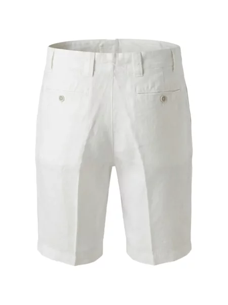 Pantaloni scurți 120% Lino de in alb