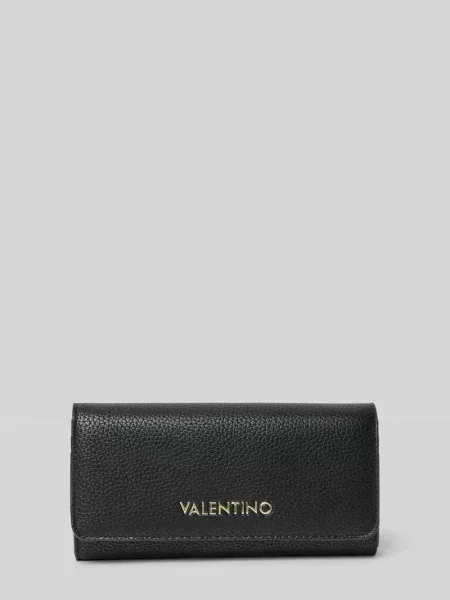 Portfel z napisem z logo model ALEXIA' Valentino Bags czarny