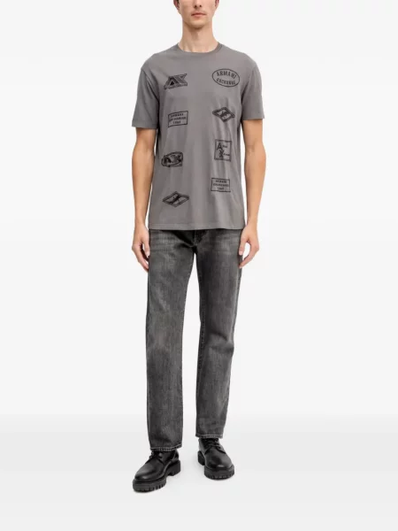 Tricou Armani Exchange gri