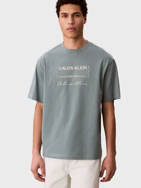 Футболка Calvin Klein Jeans мятного цвета