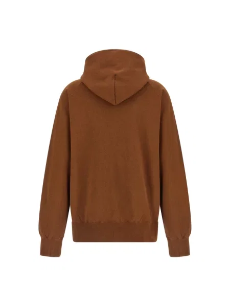 Bluza z kapturem Sacai brązowa