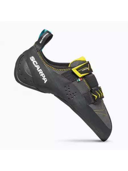 Buty wspinaczkowe SCARPA Vapor V smoke/yellow szare