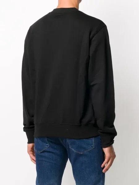 Pulover Versace Jeans Couture cu imagine negru