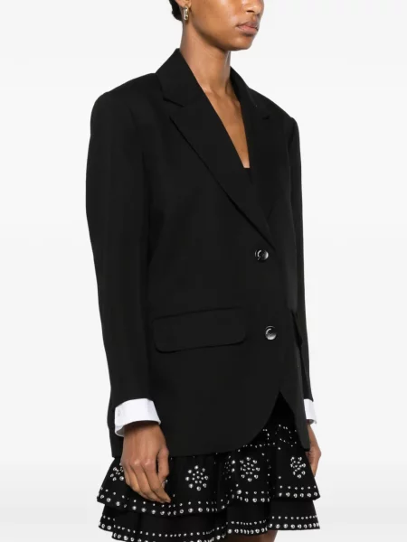Sacou Sandro din satin negru
