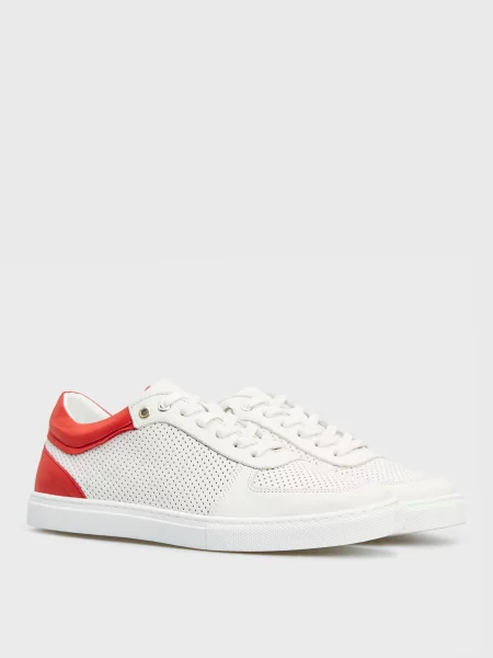 Шкіряні кросівки Respect білі