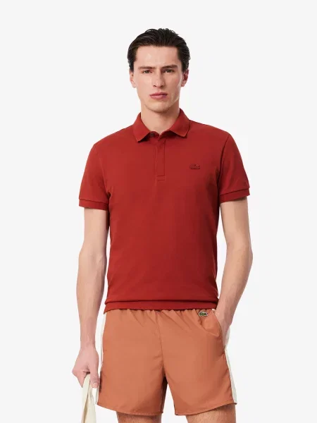 Поло Lacoste коричневий
