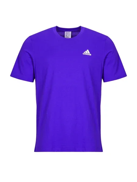 Tricou Adidas Performance din jerseu cu broderie albastru