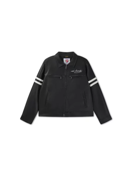Ed Hardy Geacă de primăvară-toamnă negru alb