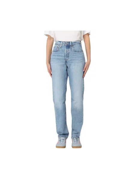 Jeansy straight leg Levi's 501 niebieskie