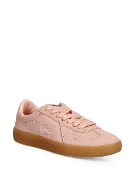 Sneakerși Lacoste cu autograf roz