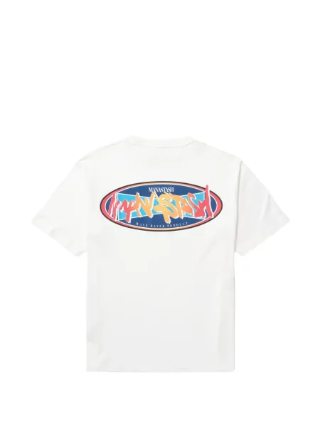 Tricou Manastash cu imagine alb