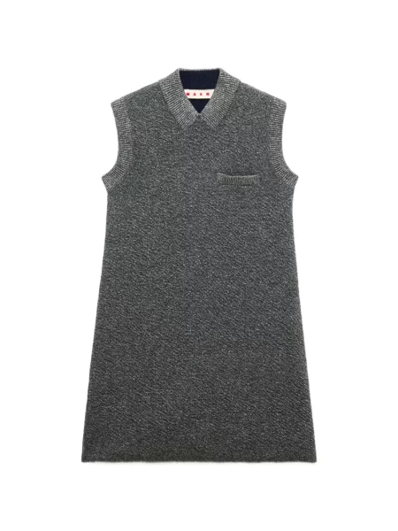 Rochie mini Marni de lână gri