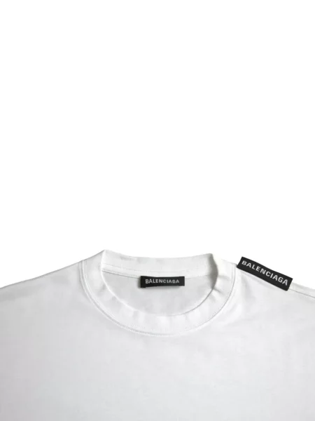 Póló Balenciaga autogrammal fehér