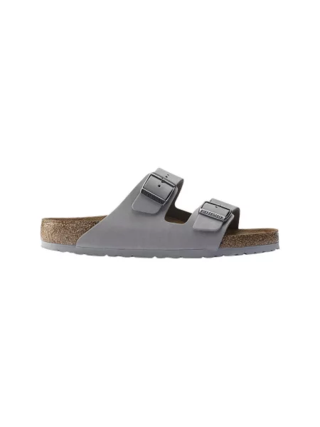 Pantofi Birkenstock din nubuc gri