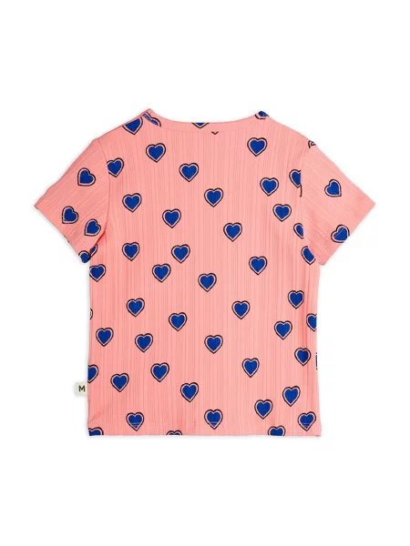 Mini Rodini Дитяча футболка Outlined hearts