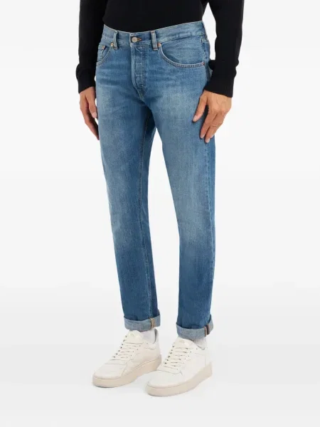 Blugi Dondup cu 5 buzunare albastru