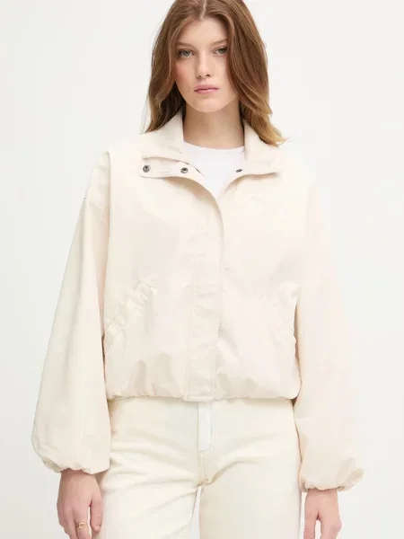 Puma kurtka Style Jacket beżowa