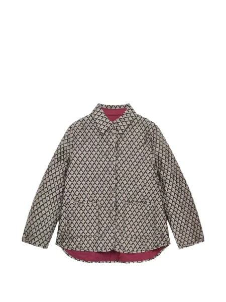 Jacquard reverzibilan jakna Maliparmi siva