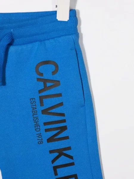 Szorty dziecięce Calvin Klein niebieskie