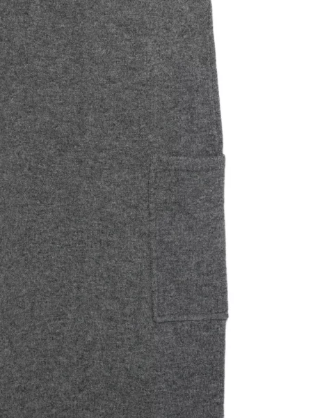 Pantaloni cargo Luisa Cerano de lână gri